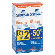 Spray Nez Bouché Décongestionne Et Lave Eau De Mer 100% Naturelle Microdiffusion Sterimar