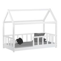 Lit Enfant 80x160 Matelas Cabane Barrières