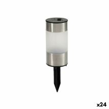 Lampe Solaire Balise Blanc Noir Transparent 6,3 X 21,5 X 6,3 Cm (24 Unités)