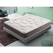 Matelas 90x190 Haut 30 Cm - 5 Cm De Mémoire - Gel Mémoire Rafraîchissant - 9 Zones