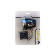 Phare Led Noir Falkx 60 Mm Avec Piles Incluses