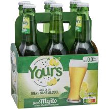 Bière Saveur Mojito Sans Alcool 0,0% Yours