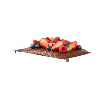 Plat À Four Iso Trade Adjustable Baking Pan 20-38x24-45 Cm, Inox Et Étanche