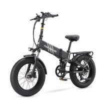 Vélo Électrique Pliable Pure Unicorn U4, 1000 W, 15 Ah, Fat Bike, Noir