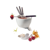 Appareil À Fondue Cilio Fondue 0.35l 4 Fourchettes En Inox