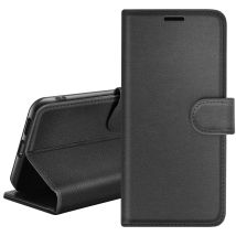 Étui Portefeuille Pour Motorola Moto G71 5g Support Et Languette Noir Zanaé