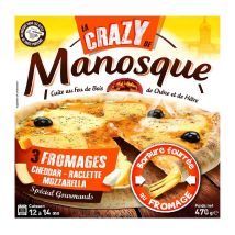 La Pizza De Manosque - Pizza 3 Fromages La Pizza De Manosque - La Boite De 470g