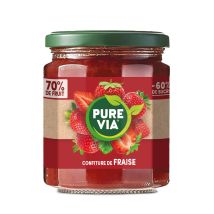 Pure Via - Confiture De Fraises Pure Via - Le Pot De 300g