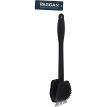 Brosse À Bbq 3 En 1 Vaggan - 38 Cm Noir Pour Un Gril Parfait