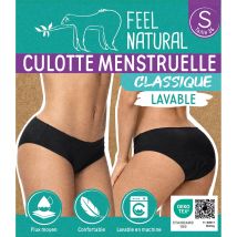 Culotte Menstruelle Taille S Noire Classique Feel Natural