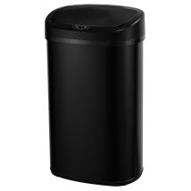 Poubelle De Cuisine Automatique Majestic Noir Acier Inoxydable 68l