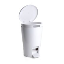 Poubelle De Salle De Bains 5 L Blanc Diabolo