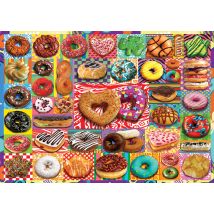 Art Puzzle Puzzle Doughnuts - 500 Pièces Plaisir Coloré