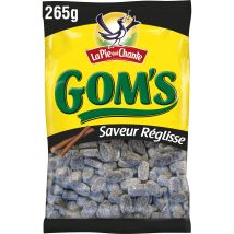 La Pie Qui Chante - Bonbons Gom's Réglisse La Pie Qui Chante - La Pie Qui Chante