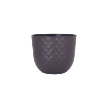Pot Havana Tropical Diam. 30 Cm - Gris Boue - - Jardin > Pots Et Jardinières