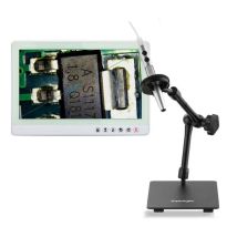 Microscope Numérique 500x Avec Écran 10 Pouces Et Support Universel Yonis