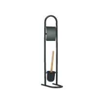 Portarrollos Écologique Berilo Avec Brosse Wc Noir