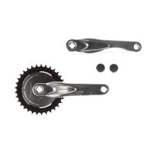 Pédalier Miranda Alfa 1 Avec Disque De 95 Mm Et 33 Dents En Aluminium Noir Poli