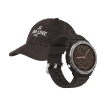 Montre Connectée Fw100 Ip69 5atm Modèle Titan Valkiria Avec Casquette Léopard Marron Maxcom