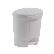 Poubelle Plastique À Pédale 6l - Lot De 2 X 6 - Tampel