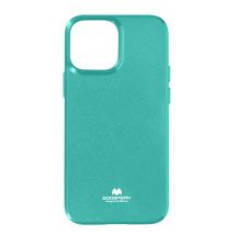 Coque Pour Iphone 13 Pro Silicone Gel Effet Brillant Turquoise Mercury