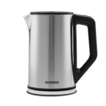 Gastroback Design Cool Touch Bouilloire 1,5 L 2200 W Noir, Acier Inoxydable