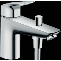 Mitigeur Bain/douche Hansgrohe Logis C2 Monotrou Avec Cartouche À 2 Vitesses Chromé - 71315000