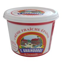 Crème Fraîche Epaisse De Normandie 42% Mat.gr. E. Graindorge