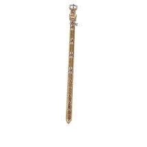 Collier Pour Chien Os En Diamant Design - Taille S