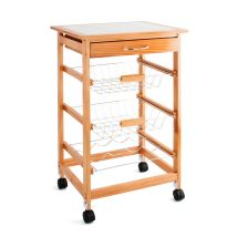 Chariot Multi-usages Quid Garbo Marron Bois 47 X 37 X 76 Cm