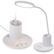 Lampe De Bureau Led Pour L'école, Trois Couleurs De Lumière Pour Travailler Avec Un Récipient