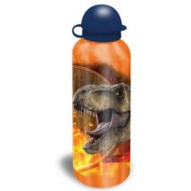 Gourde Dinosaures Jurassic World Orange Bouchon Bleu - 500 Ml