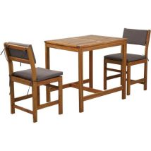 Beau Rivage Ensemble De Jardin 2 Places En Bois D'acacia 100% Fsc - Naturel