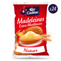 Ker Cadelac - Madeleines Extra Moelleuses Ker Cadelac - Le Sachet De 24 - 600 G