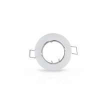 Support De Spot Led Encastrable Blanc Ip20 Ø78mm - Perçage Ø58mm