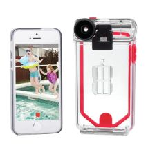 Optrix 9466002 Coque De Protection Pour Téléphones Portables 10,2 Cm (4") Rouge, Transparent