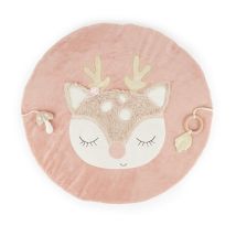 Tapis D'éveil Biche Ella - Tapis D'eveil Rose - Faon Bebe - Matelas Deveil Arche Eveil Bois Fille