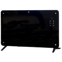 Panneau Rayonnant Verre 1500w Noir Confort Line Cl.panray1500bv
