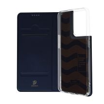 Housse Pour Oppo Reno 8 5g Clapet Porte-carte Support Vidéo Dux Ducis Bleu Nuit