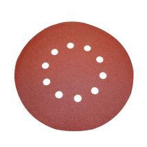 Abrasif Ponceuse Murale 225 Mm - Grain 240 - Lot De 10 Disques Velcro - Feider Abfpg710t-240