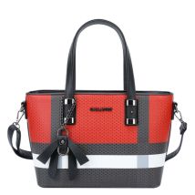 Sac À Main Cabas Pour Femme À Motif Graphique Avec Nœud Décoratif Rouge Gallantry