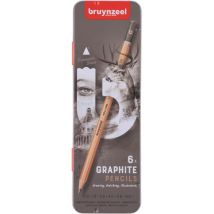 Crayons Graphite - 6 Modèles De Hb À 8b - Dessin, Esquisse, Croquis - Bruynzeel