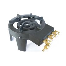Rechaud Gaz 4 Pieds Fonte Véritable Intec 9800 2 Bruleurs Plats Grands Volumes