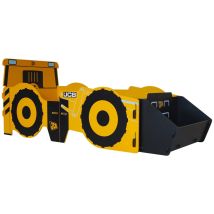 Lit Junior À Clipser Modèle Tracteur Jcb - Couchage 90x190