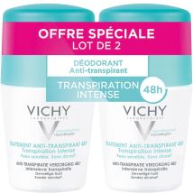 Déodorant Roll-on Anti-transpirant Peau Sensible Sans Alcool Hypoallergénique Vichy Laboratoires