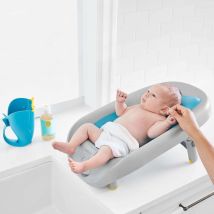 Siège De Bain Inclinable Pour Bébés Moby Bleu Skip Hop