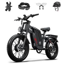 Tifgalop F7 Vélo Électrique De Montagne 2000w Moteur 52v24ah Batterie 20 Pouces Large Pneu