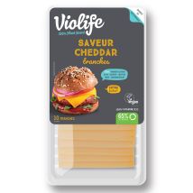 Violife - Tranches Saveur Cheddar 100% Végétal Violife - La Barquette De 10 Tranches