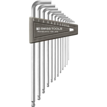 Pb Swiss Tools Jeu De Clés Allen Longues À Tête Sphérique (pouces) - Support Plastique