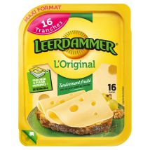 Leerdammer - Fromage En Tranches L'original Leerdammer - La Barquette De 16 Tranches - 400g